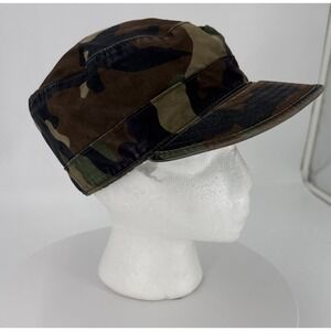 US Military Issue BDU Combat Cap Hat Winter Ear Flaps Size 6 7/8